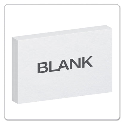 Oxford Unruled Index Cards, 5 x 8, White, 100/Pack