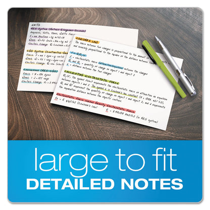 Oxford Unruled Index Cards, 5 x 8, White, 100/Pack