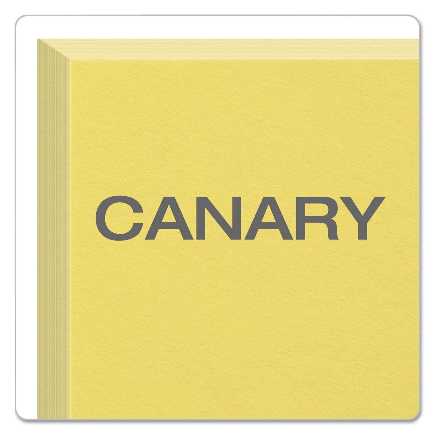 Oxford Unruled Index Cards, 3 x 5, Canary, 100/Pack