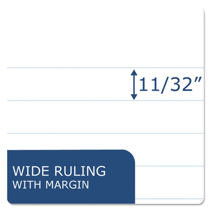 Roaring Spring Marble Cover Composition Book, Wide/Legal Rule, Black Marble Cover, 9.75 x 7.5, 100 Sheets