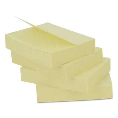 Universal Self-Stick Note Pads, 1.5" x 2", Yellow, 100 Sheets/Pad, 12 Pads/Pack