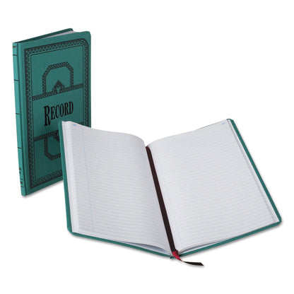 Boorum & Pease Account Record Book, Record-Style Rule, Blue Cover, 11.75 x 7.25 Sheets, 150 Sheets/Book