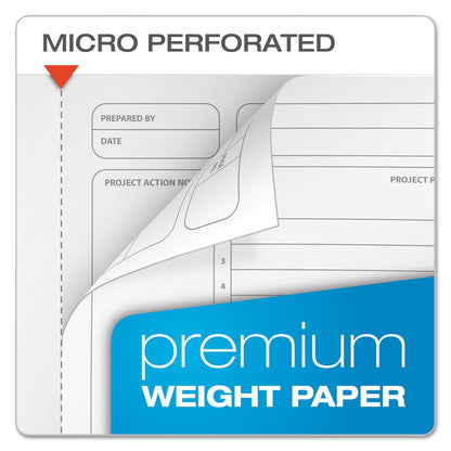 Ampad Gold Fibre Wirebound Project Notes Book, 1 Subject, Project-Management Format, Green Cover, 9.5 x 7.25, 84 Sheets