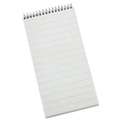 Ampad Earthwise by Ampad Recycled Reporter's Notepad, Pitman Rule, White Cover, 70 White 4 x 8 Sheets
