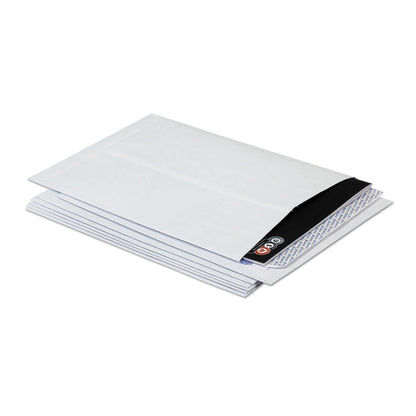 Ampad Gold Fibre Fastrip Release and Seal Catalog Envelope, #10 1/2, Cheese Blade Flap, Self-Adhesive Closure, 9 x 12, White,100/BX