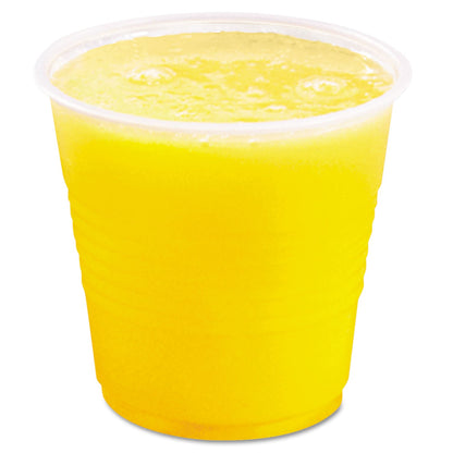 Dart High-Impact Polystyrene Cold Cups, 10 oz, Translucent, 100 Cups/Sleeve, 25 Sleeves/Carton
