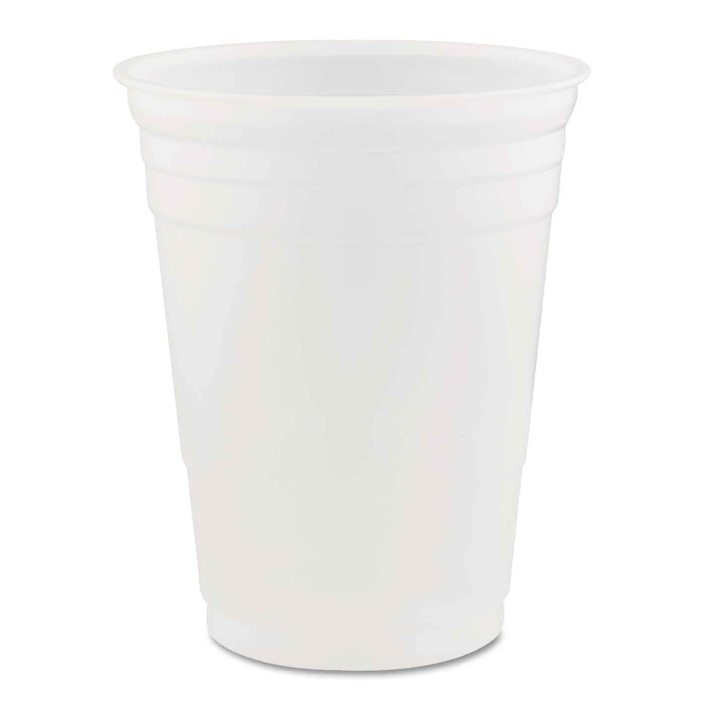Dart Conex Translucent Plastic Cold Cups, 16 oz, 50/Sleeve, 20 Sleeves/Carton