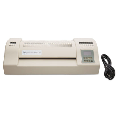 GBC HeatSeal H600 Pro Laminator, Four Rollers, 13" Max Document Width, 10 mil Max Document Thickness