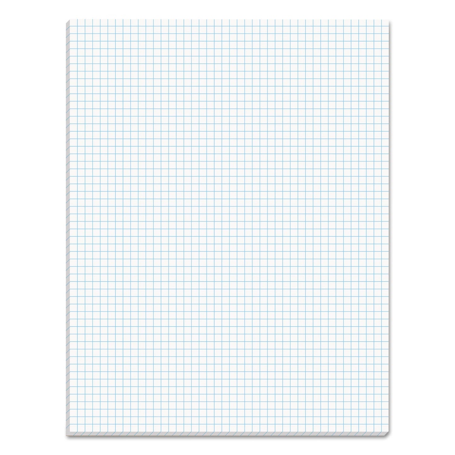 TOPS Quadrille Pads, Quadrille Rule (5 sq/in), 50 White 8.5 x 11 Sheets