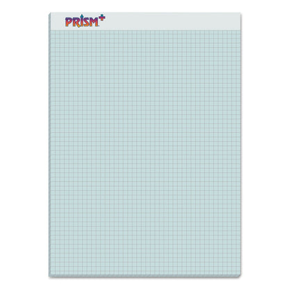 TOPS Prism Quadrille Perforated Pads, Quadrille Rule (5 sq/in), 50 Blue 8.5 x 11.75 Sheets, 12/Pack
