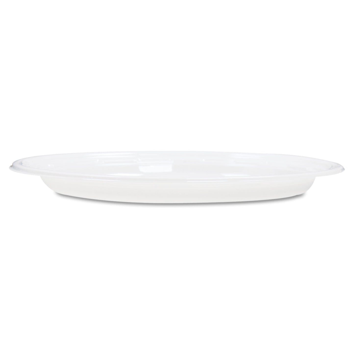 Dart Famous Service Plastic Dinnerware, Plate, 6" dia, White, 125/Pack, 8 Packs/Carton