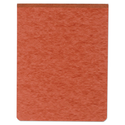 ACCO Pressboard Report Cover with Tyvek Reinforced Hinge, Two-Piece Prong Fastener, 2" Capacity, 8.5 x 11, Red/Red