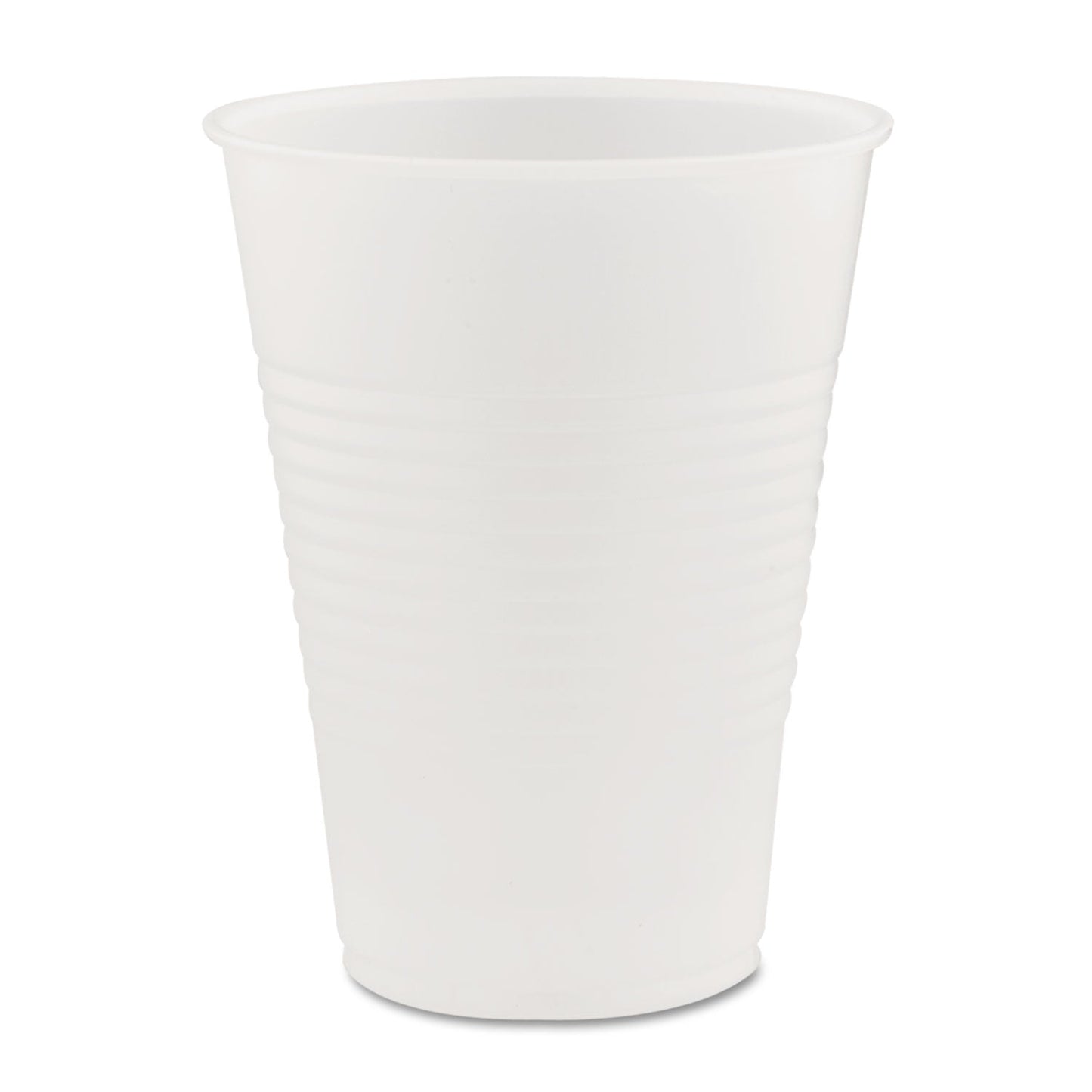Dart High-Impact Polystyrene Cold Cups, 9 oz, Translucent, 100 Cups/Sleeve, 25 Sleeves/Carton