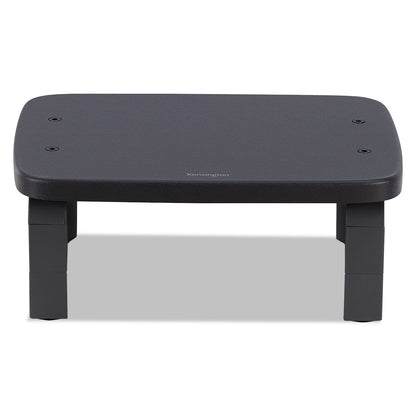 Kensington SmartFit Monitor Stands, 12.25" x 2.25" x 1.75" to 4.75", Black, Supports 40 lbs