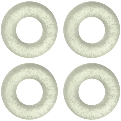8G Glow in the Dark O-Ring 4-Pack