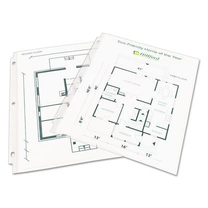 Avery Top-Load Recycled Polypropylene Sheet Protector, Semi-Clear, 100/Box