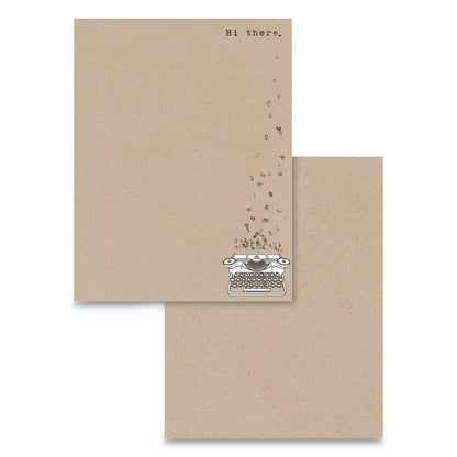 Astrodesigns Pre-Printed Paper, 24 lb Bond Weight, 8.5 x 11, Hi There, 75/Pack