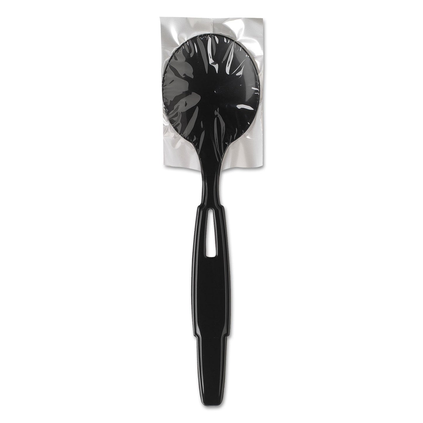 Dixie SmartStock Wrapped Heavy-Weight Cutlery Refill, Soup Spoon, Black, 960/Carton