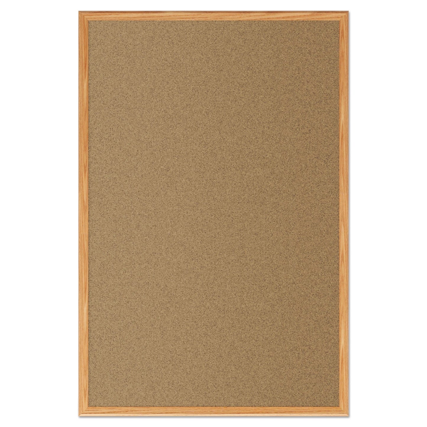 Mead Cork Bulletin Board, 48 x 36, Oak Frame