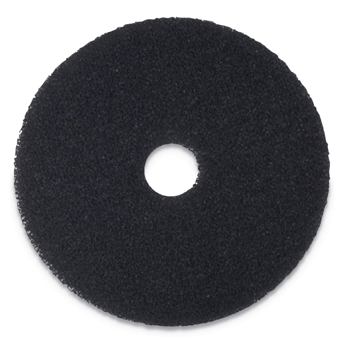 Boardwalk Stripping Floor Pads, 15" Diameter, Black, 5/Carton