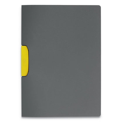 Durable DURASWING Report Cover, Clip Fastener, 8.5 x 11, Graphite/Graphite, 5/Pack