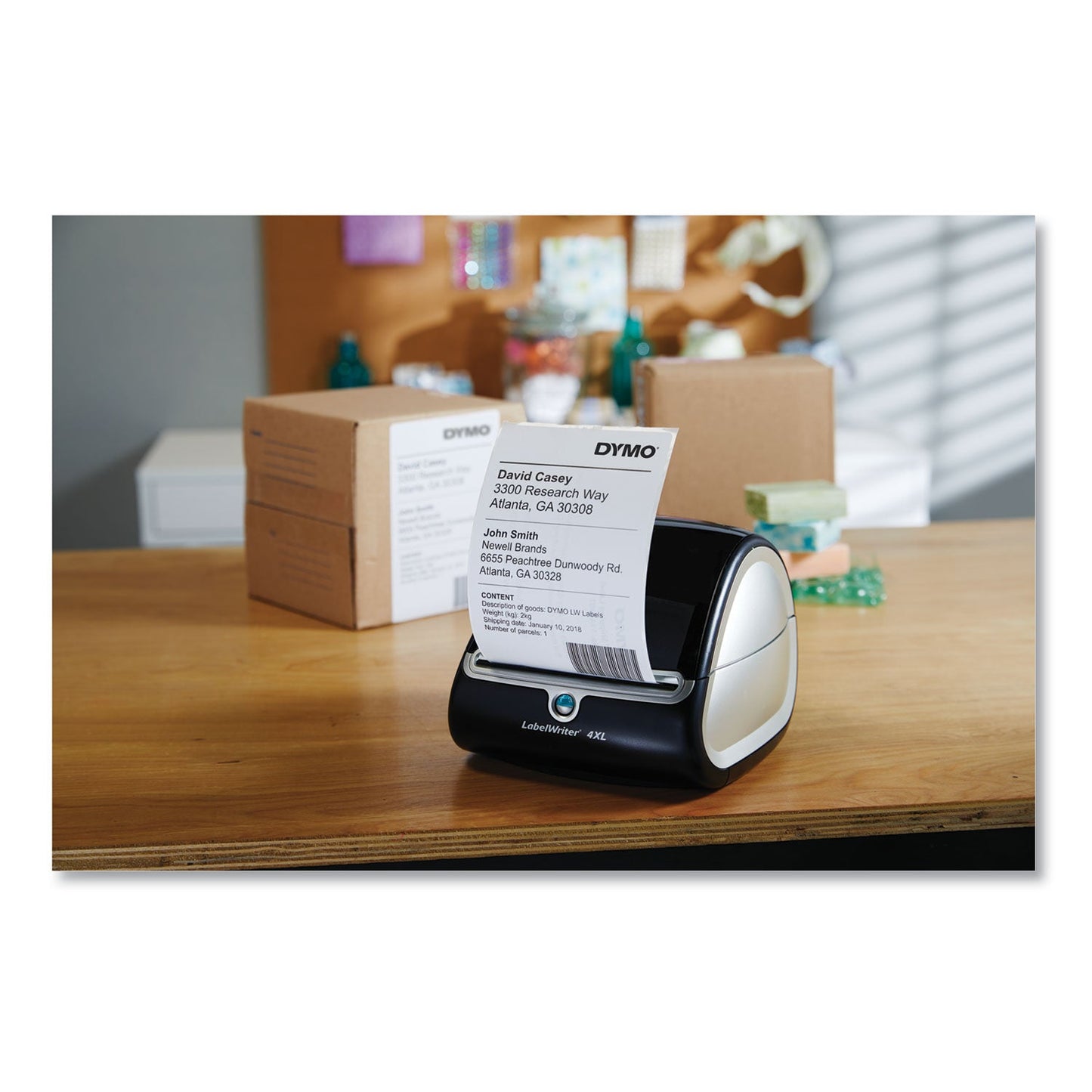 DYMO LW Extra-Large Shipping Labels, 4" x 6", White, 220 Labels/Roll, 10 Rolls/Pack