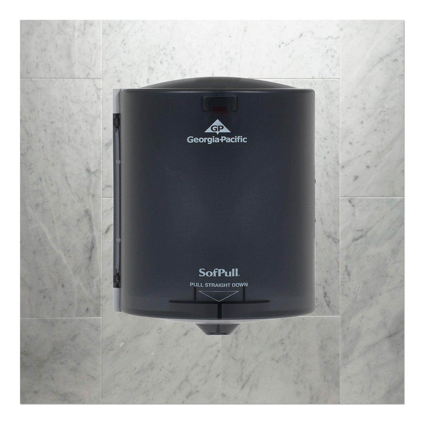 Georgia Pacific SofPull Center Pull Hand Towel Dispenser, 9.25 x 8.75 x 11.5, Smoke