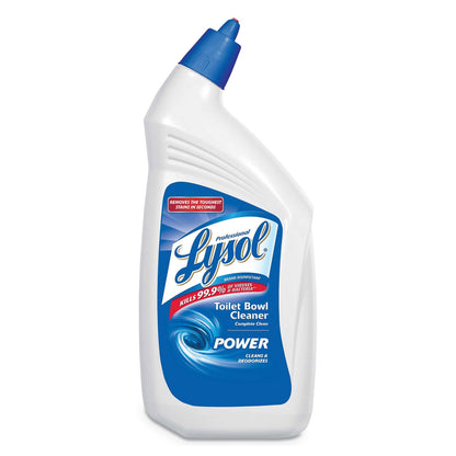 Professional LYSOL Disinfectant Toilet Bowl Cleaner, 32oz Bottle, 12/Carton