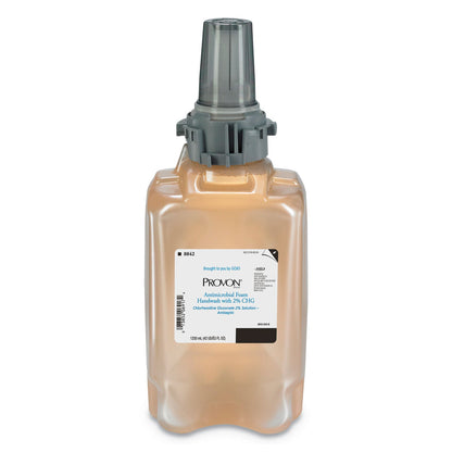 PROVON Antimicrobial Foam Handwash, Fragrance-Free, 1,250 mL, 3/Carton