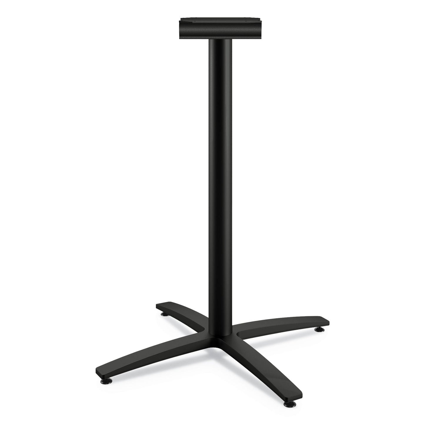 HON Between Standing-Height X-Base for 42" Table Tops, 32.68w x 41.12h, Black