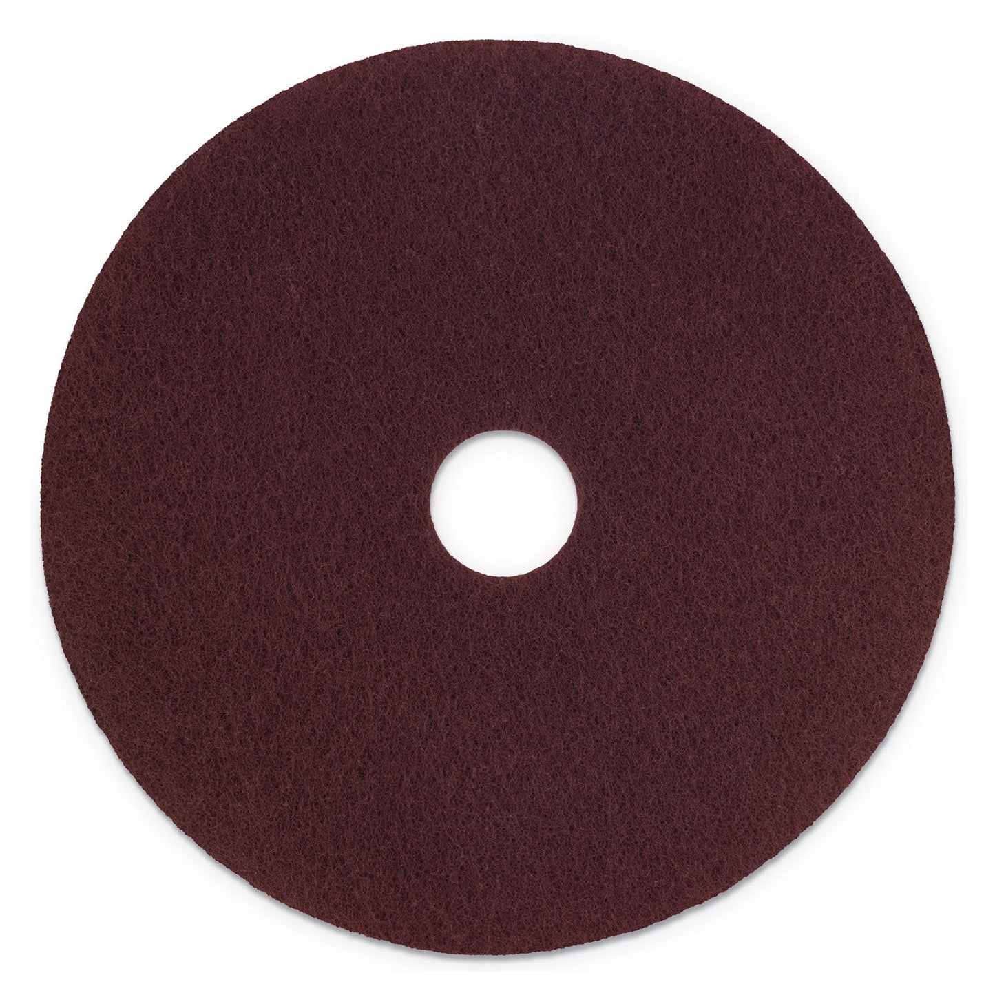 Scotch-Brite Surface Preparation Pad Plus, 20" Diameter, Maroon, 5/Carton