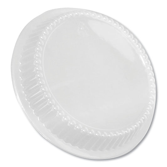 Durable Packaging Dome Lids for 8" Round Containers, 8" Diameter x 1.56"h, Clear, Plastic, 500/Carton