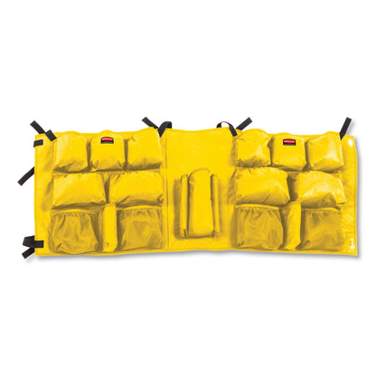 Rubbermaid Slim Jim Caddy Bag, 19 Compartments, 10.25 x 19, Yellow