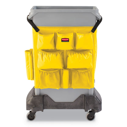 Rubbermaid Slim Jim Caddy Bag, 19 Compartments, 10.25 x 19, Yellow