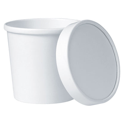 Dart Flexstyle Food Lid Container, 12.1 oz, 3.6" Diameter, White, Plastic, 250/Carton