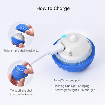 Tiktokshopblackfriday, Petgravity Interactive Dog Toys Dog Bouncing Ball, Dog Jumping Ball, Motion Activated Automatic Bouncing Ball Toys for Small/Medium Dogs, USB Rechargeable Pet Toys