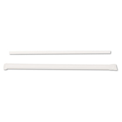 Dixie Jumbo Straws, 7.75", Plastic, Translucent, 500/Box