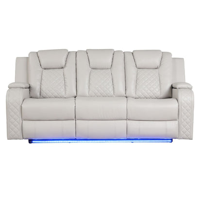 Benz - Power Reclining Sofa With LED Lighting