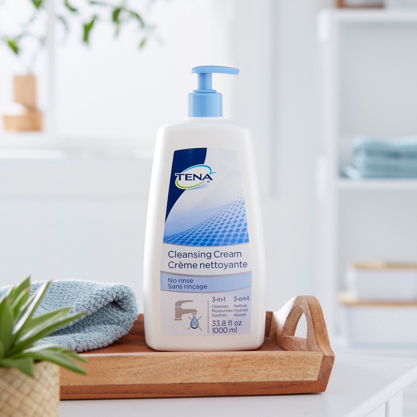 Tena® Body Wash Cleansing Cream, Alcohol-Free 3-in-1 Formula, Scented, 1,000 mL 64435