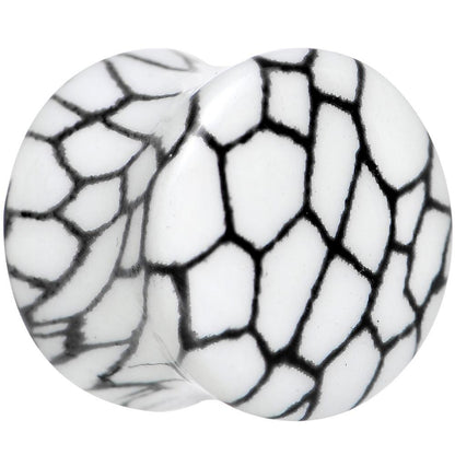 Snake Skin Glow in the Dark Saddle Plug 2G to 1 Inch