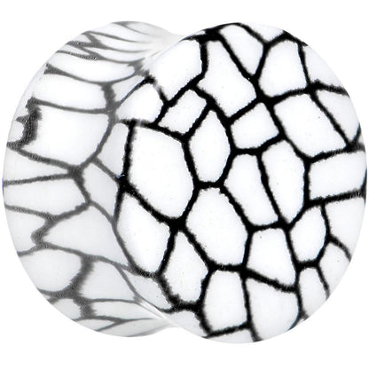 Snake Skin Glow in the Dark Saddle Plug 2G to 1 Inch