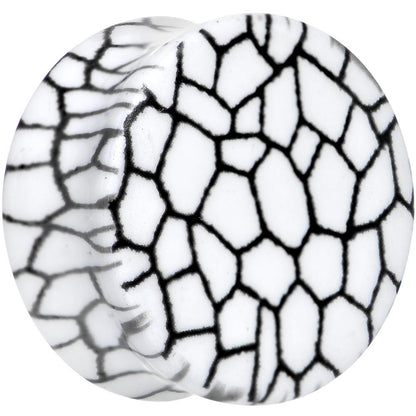 Snake Skin Glow in the Dark Saddle Plug 2G to 1 Inch