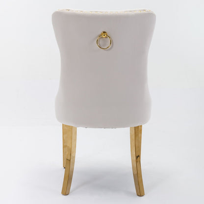 Nikki - Modern, High-End Tufted Dining Chair (Set of 2)