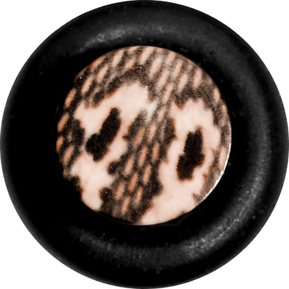 6G Blushing Snake Skin Acrylic Taper