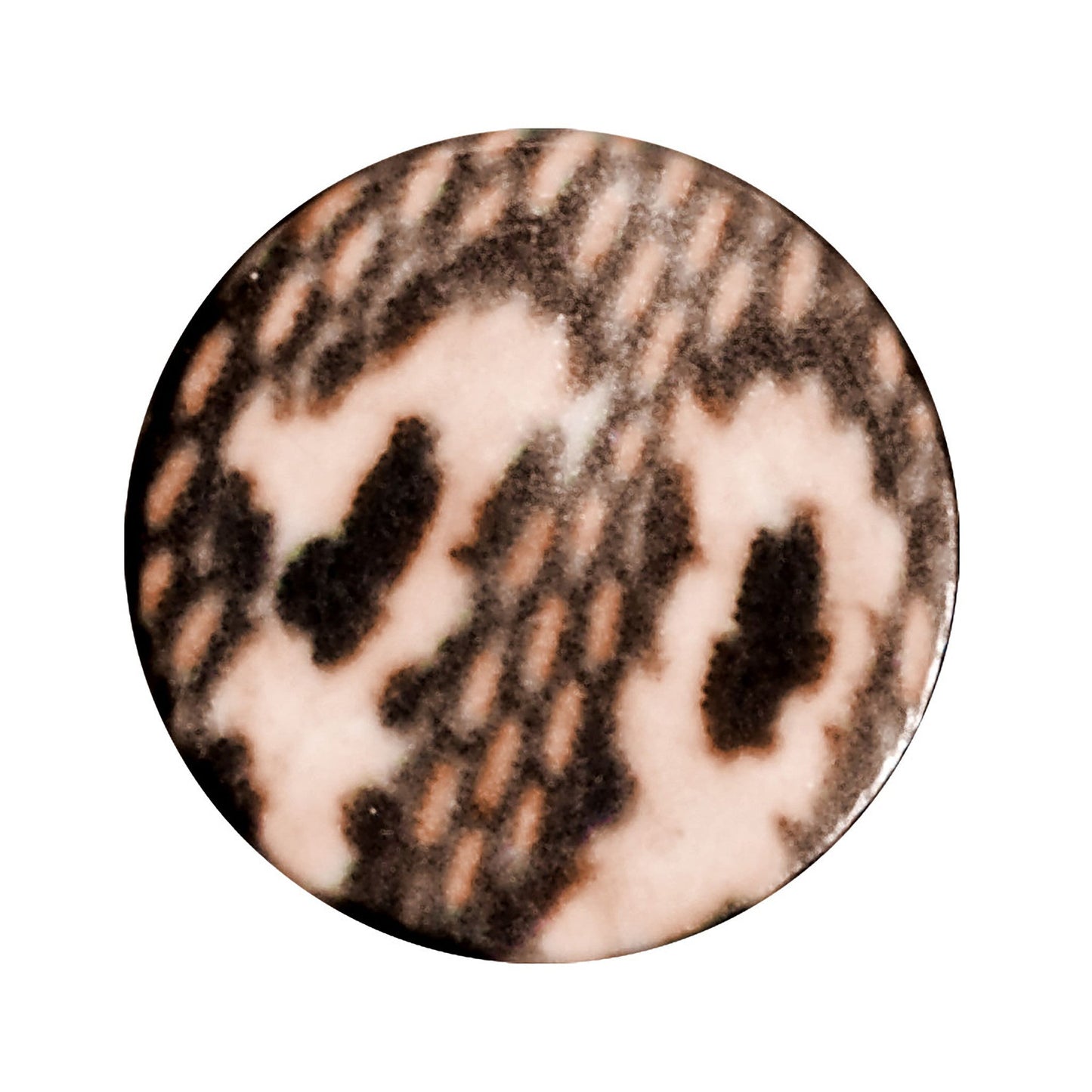 6G Blushing Snake Skin Acrylic Saddle Plug