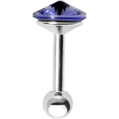 Tanzanite 5mm Gem Cartilage Tragus Earring
