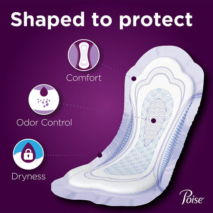 Poise® Bladder Control Pads, Women, Moderate Absorbency, 12.4 Inches 19566
