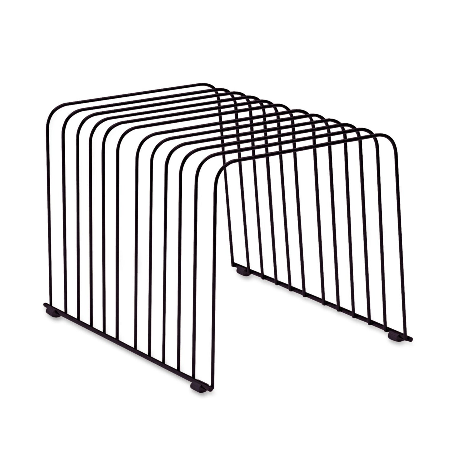Fellowes Wire Desktop Organizer, 11 Sections, Letter to Legal Size Files, 9" x 11.38" x 8", Black