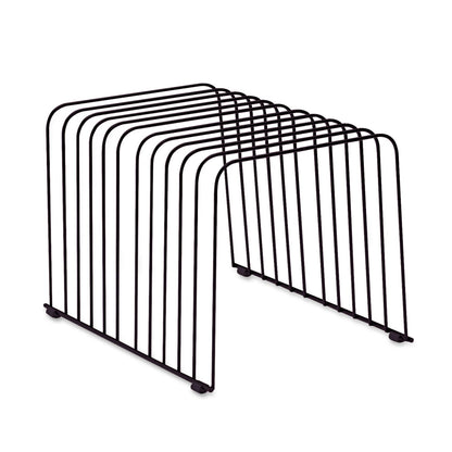 Fellowes Wire Desktop Organizer, 11 Sections, Letter to Legal Size Files, 9" x 11.38" x 8", Black