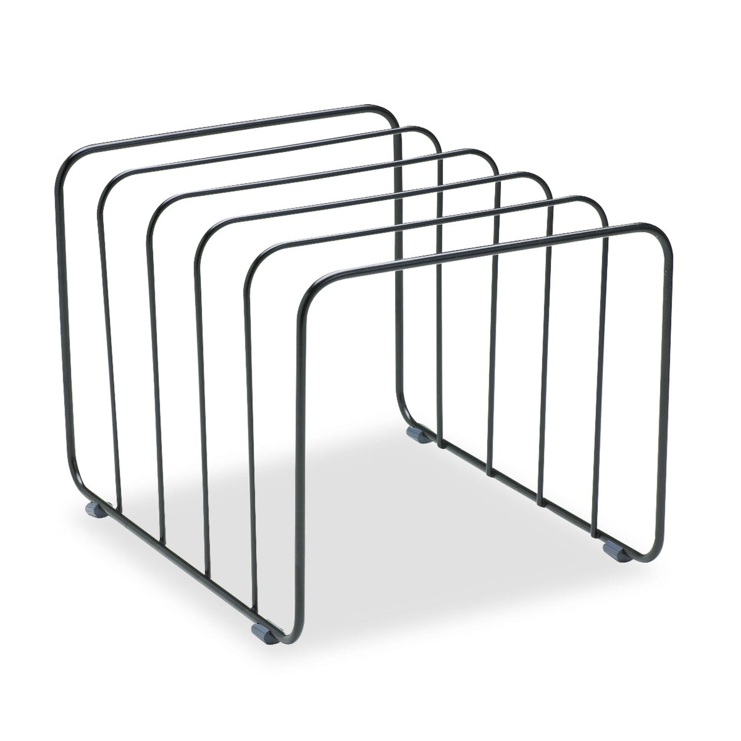 Fellowes Wire Vertical File, 5 Sections, Letter to Legal Size Files, 10.25" x 8" x 7.44", Black